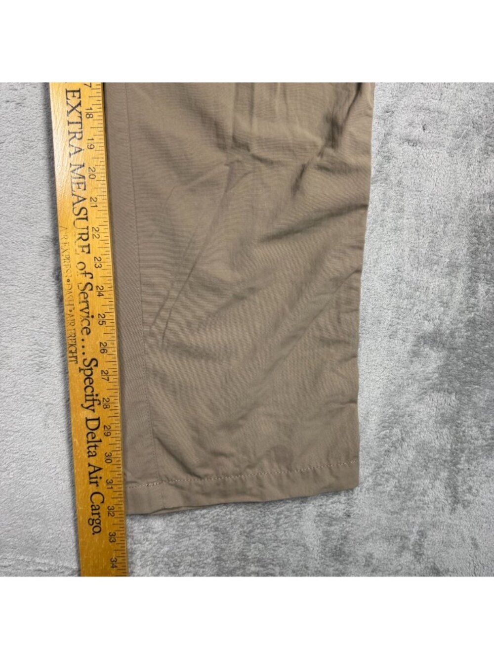 Clothing Arts P Cubed Pick Pocket Proof Mens 38 Khaki Hiking Cargo Travel Pants - Picture 8 of 8